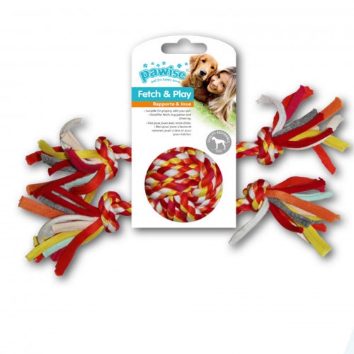 Pawise Renkli 2 Düğümlü İp Top Köpek Oyuncağı 25 cm Pawise Renkli 2 Düğümlü İp Top Köpek Oyuncağı 25 cm