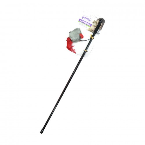 Pawise Kedi Oltası Sesli Fareli 65 Cm Pawise Kedi Oltası Sesli Fareli 65 Cm