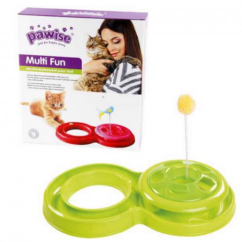 Pawise Plastik Parkur Oyuncak Great Fun Cat Toy Pawise Plastik Parkur Oyuncak Great Fun Cat Toy