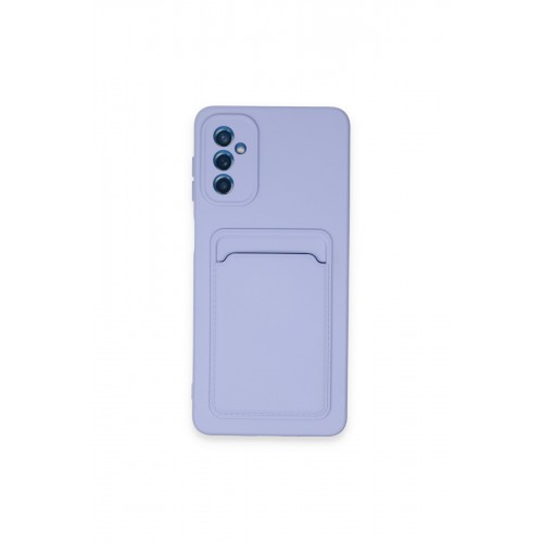 Newface Samsung Galaxy A14 4G Kılıf Kelvin Kartvizitli Silikon - Lila Newface Samsung Galaxy A14 4G Kılıf Kelvin Kartvizitli Silikon - Lila