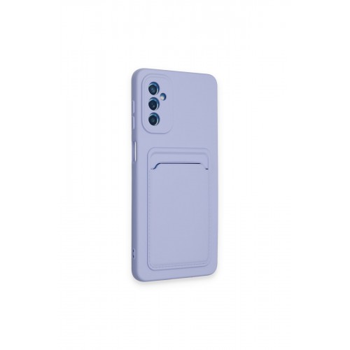 Newface Samsung Galaxy A14 4G Kılıf Kelvin Kartvizitli Silikon - Lila Newface Samsung Galaxy A14 4G Kılıf Kelvin Kartvizitli Silikon - Lila