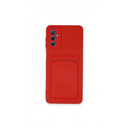 Newface Samsung Galaxy A14 4G Kılıf Kelvin Kartvizitli Silikon - Kırmızı Newface Samsung Galaxy A14 4G Kılıf Kelvin Kartvizitli Silikon - Kırmızı
