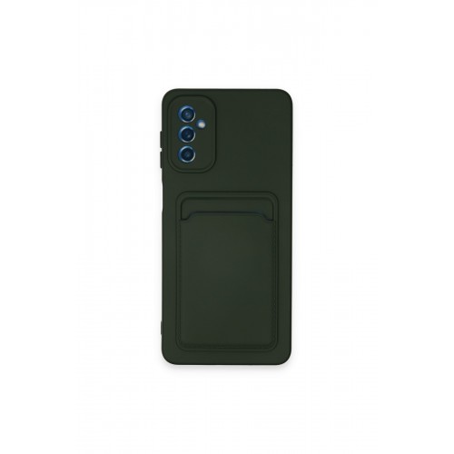 Newface Samsung Galaxy A14 4G Kılıf Kelvin Kartvizitli Silikon - Koyu Yeşil Newface Samsung Galaxy A14 4G Kılıf Kelvin Kartvizitli Silikon - Koyu Yeşil