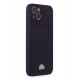Newface iPhone 14 Kılıf Kelvin Kartvizitli Silikon - Derin Mor Newface iPhone 14 Kılıf Kelvin Kartvizitli Silikon - Derin Mor