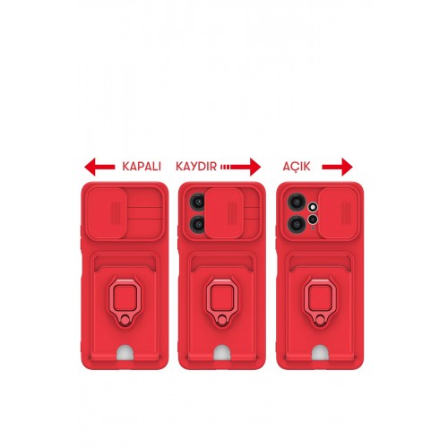 Newface Xiaomi Redmi Note 12 4G Kılıf Zuma Kartvizitli Yüzüklü Silikon - Yeşil Newface Xiaomi Redmi Note 12 4G Kılıf Zuma Kartvizitli Yüzüklü Silikon - Yeşil