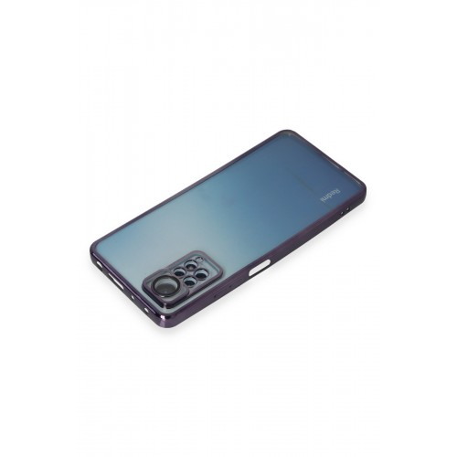 Newface Xiaomi Redmi Note 12 Pro 4G Kılıf Razer Lensli Silikon - Mor Newface Xiaomi Redmi Note 12 Pro 4G Kılıf Razer Lensli Silikon - Mor