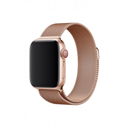 Newface Apple Watch 38mm Metal Mıknatıslı Kordon - Bakır Newface Apple Watch 38mm Metal Mıknatıslı Kordon - Bakır