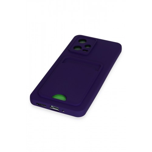 Newface Xiaomi Poco X5 5G Kılıf Kelvin Kartvizitli Silikon - Derin Mor Newface Xiaomi Poco X5 5G Kılıf Kelvin Kartvizitli Silikon - Derin Mor