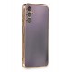 Newface Samsung Galaxy A24 4G Kılıf Razer Lensli Silikon - Gold Newface Samsung Galaxy A24 4G Kılıf Razer Lensli Silikon - Gold