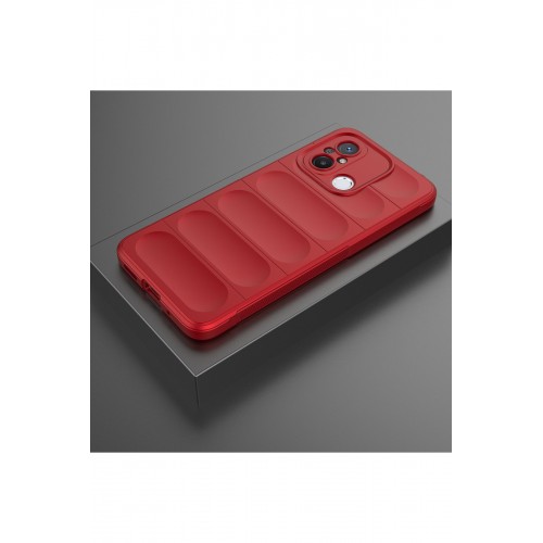 Newface Xiaomi Redmi 12C Kılıf Optimum Silikon - Kırmızı Newface Xiaomi Redmi 12C Kılıf Optimum Silikon - Kırmızı