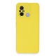 Newface Xiaomi Redmi 12C Kılıf Nano içi Kadife Silikon - Sarı Newface Xiaomi Redmi 12C Kılıf Nano içi Kadife Silikon - Sarı