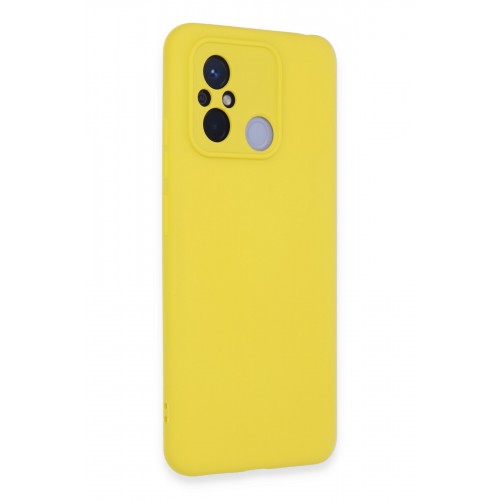 Newface Xiaomi Redmi 12C Kılıf Nano içi Kadife Silikon - Sarı Newface Xiaomi Redmi 12C Kılıf Nano içi Kadife Silikon - Sarı