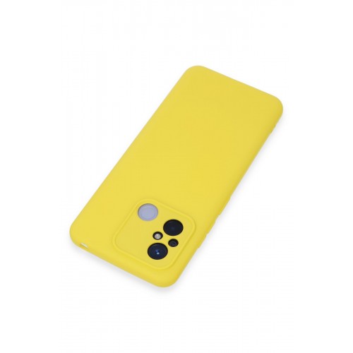 Newface Xiaomi Redmi 12C Kılıf Nano içi Kadife Silikon - Sarı Newface Xiaomi Redmi 12C Kılıf Nano içi Kadife Silikon - Sarı