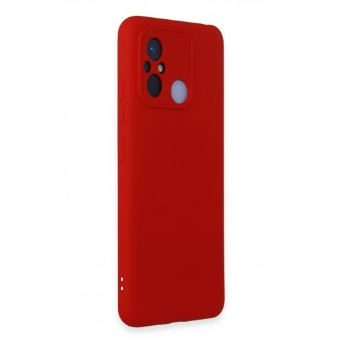 Newface Xiaomi Redmi 12C Kılıf Nano içi Kadife Silikon - Kırmızı Newface Xiaomi Redmi 12C Kılıf Nano içi Kadife Silikon - Kırmızı