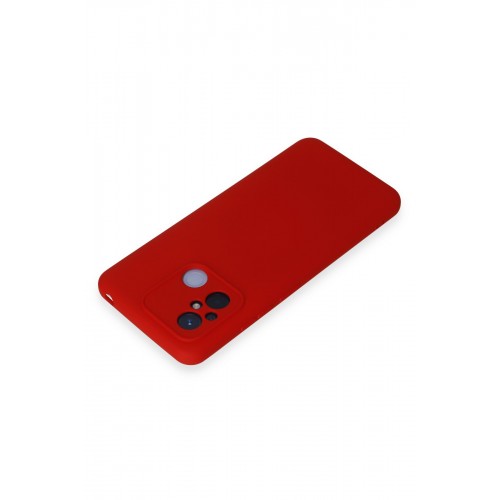 Newface Xiaomi Redmi 12C Kılıf Nano içi Kadife Silikon - Kırmızı Newface Xiaomi Redmi 12C Kılıf Nano içi Kadife Silikon - Kırmızı