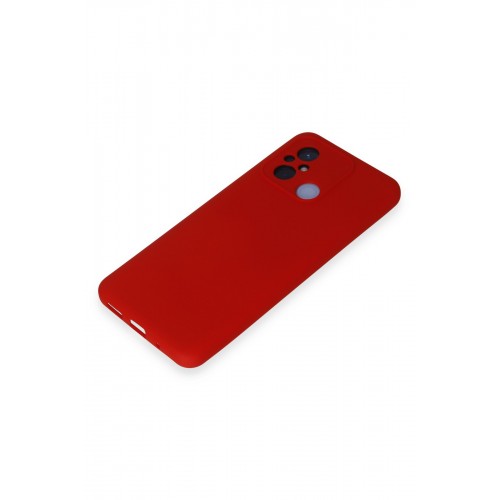 Newface Xiaomi Redmi 12C Kılıf Nano içi Kadife Silikon - Kırmızı Newface Xiaomi Redmi 12C Kılıf Nano içi Kadife Silikon - Kırmızı