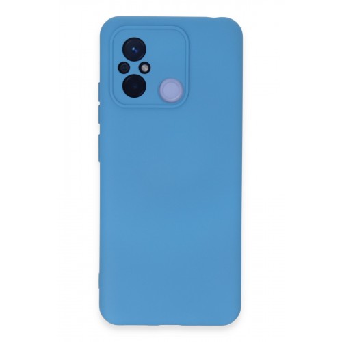 Newface Xiaomi Redmi 12C Kılıf Nano içi Kadife Silikon - Mavi Newface Xiaomi Redmi 12C Kılıf Nano içi Kadife Silikon - Mavi