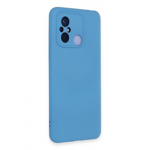 Newface Xiaomi Redmi 12C Kılıf Nano içi Kadife Silikon - Mavi Newface Xiaomi Redmi 12C Kılıf Nano içi Kadife Silikon - Mavi