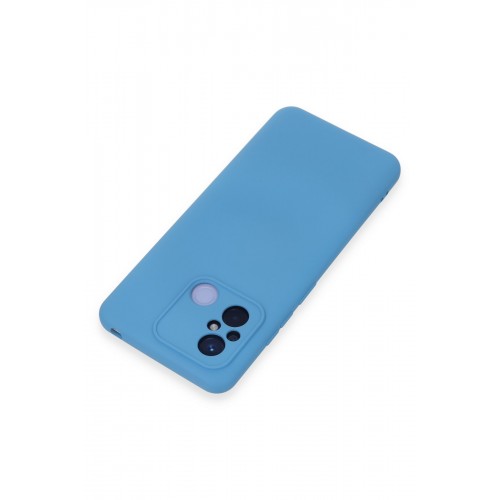 Newface Xiaomi Redmi 12C Kılıf Nano içi Kadife Silikon - Mavi Newface Xiaomi Redmi 12C Kılıf Nano içi Kadife Silikon - Mavi