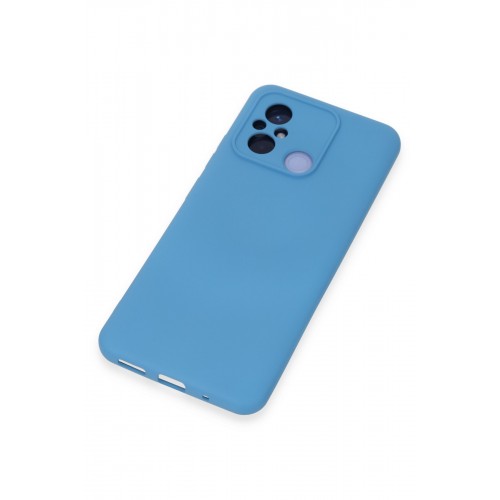 Newface Xiaomi Redmi 12C Kılıf Nano içi Kadife Silikon - Mavi Newface Xiaomi Redmi 12C Kılıf Nano içi Kadife Silikon - Mavi