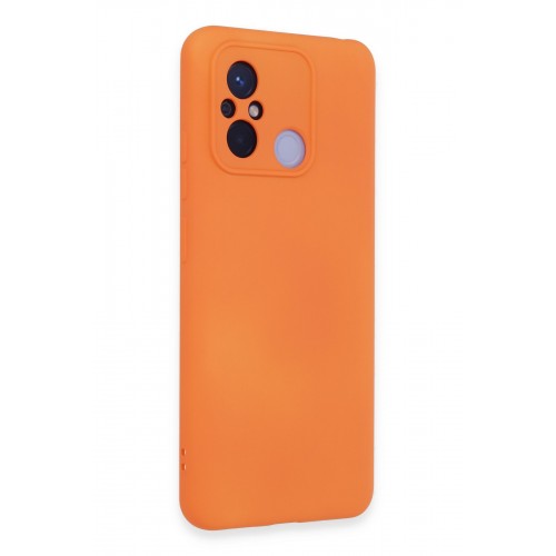 Newface Xiaomi Redmi 12C Kılıf Nano içi Kadife Silikon - Turuncu Newface Xiaomi Redmi 12C Kılıf Nano içi Kadife Silikon - Turuncu