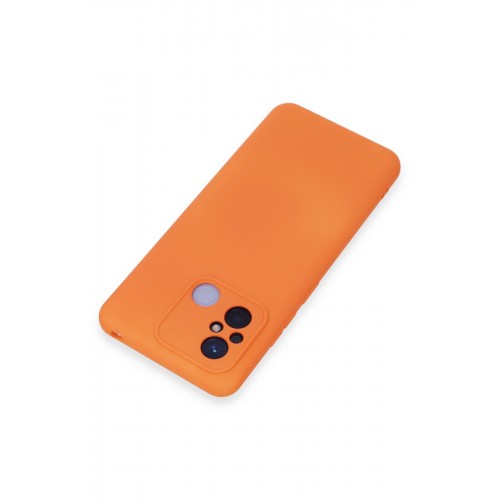 Newface Xiaomi Redmi 12C Kılıf Nano içi Kadife Silikon - Turuncu Newface Xiaomi Redmi 12C Kılıf Nano içi Kadife Silikon - Turuncu