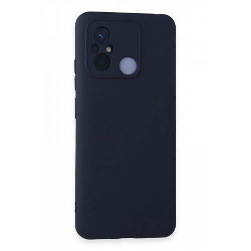 Newface Xiaomi Redmi 12C Kılıf Nano içi Kadife Silikon - Lacivert Newface Xiaomi Redmi 12C Kılıf Nano içi Kadife Silikon - Lacivert