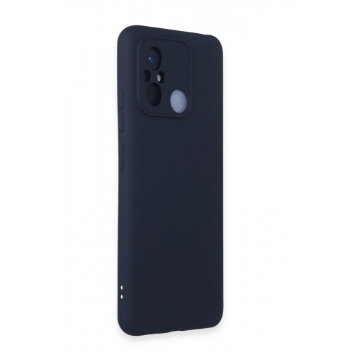 Newface Xiaomi Redmi 12C Kılıf Nano içi Kadife Silikon - Lacivert Newface Xiaomi Redmi 12C Kılıf Nano içi Kadife Silikon - Lacivert
