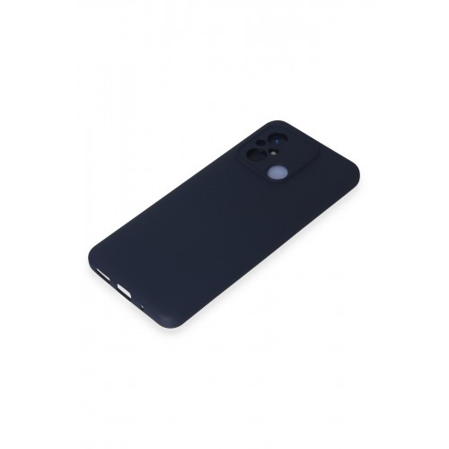 Newface Xiaomi Redmi 12C Kılıf Nano içi Kadife Silikon - Lacivert Newface Xiaomi Redmi 12C Kılıf Nano içi Kadife Silikon - Lacivert
