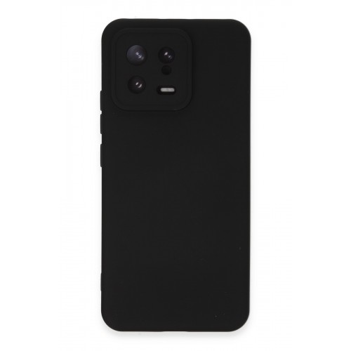 Newface Xiaomi Mi 13 Kılıf Nano içi Kadife Silikon - Siyah Newface Xiaomi Mi 13 Kılıf Nano içi Kadife Silikon - Siyah