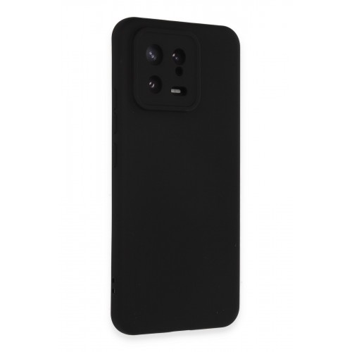 Newface Xiaomi Mi 13 Kılıf Nano içi Kadife Silikon - Siyah Newface Xiaomi Mi 13 Kılıf Nano içi Kadife Silikon - Siyah