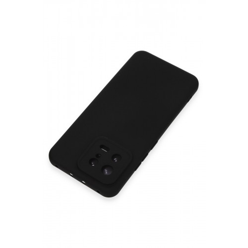 Newface Xiaomi Mi 13 Kılıf Nano içi Kadife Silikon - Siyah Newface Xiaomi Mi 13 Kılıf Nano içi Kadife Silikon - Siyah