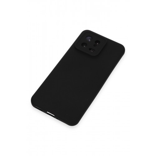 Newface Xiaomi Mi 13 Kılıf Nano içi Kadife Silikon - Siyah Newface Xiaomi Mi 13 Kılıf Nano içi Kadife Silikon - Siyah