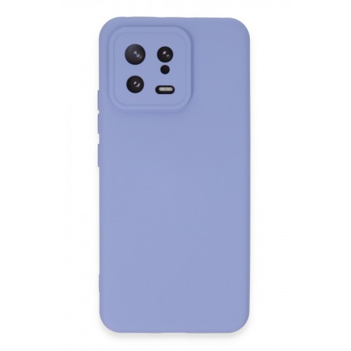 Newface Xiaomi Mi 13 Kılıf Nano içi Kadife Silikon - Lila Newface Xiaomi Mi 13 Kılıf Nano içi Kadife Silikon - Lila