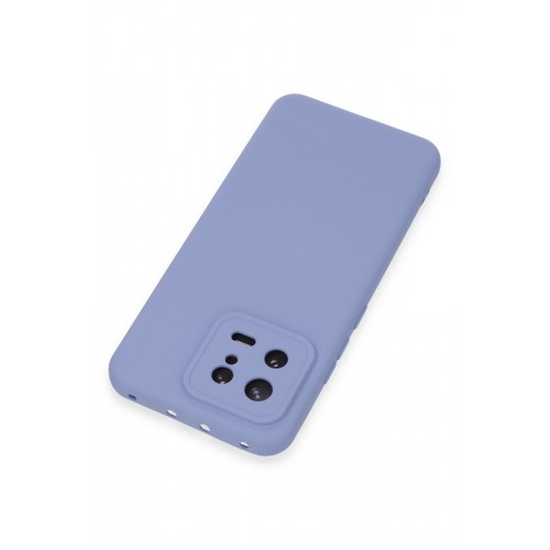 Newface Xiaomi Mi 13 Kılıf Nano içi Kadife Silikon - Lila Newface Xiaomi Mi 13 Kılıf Nano içi Kadife Silikon - Lila
