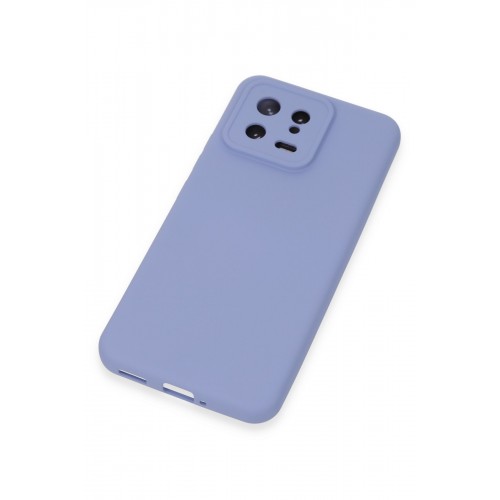 Newface Xiaomi Mi 13 Kılıf Nano içi Kadife Silikon - Lila Newface Xiaomi Mi 13 Kılıf Nano içi Kadife Silikon - Lila