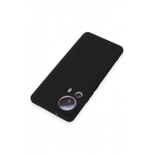 Newface Xiaomi Mi 13 Lite Kılıf Nano içi Kadife Silikon - Siyah Newface Xiaomi Mi 13 Lite Kılıf Nano içi Kadife Silikon - Siyah