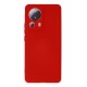 Newface Xiaomi Mi 13 Lite Kılıf Nano içi Kadife Silikon - Kırmızı Newface Xiaomi Mi 13 Lite Kılıf Nano içi Kadife Silikon - Kırmızı