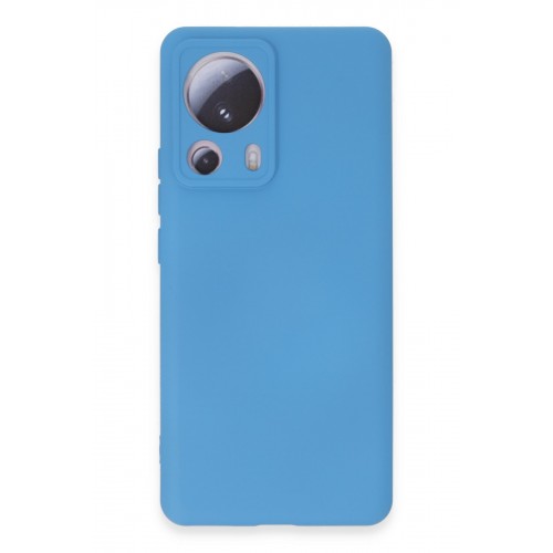 Newface Xiaomi Mi 13 Lite Kılıf Nano içi Kadife Silikon - Mavi Newface Xiaomi Mi 13 Lite Kılıf Nano içi Kadife Silikon - Mavi