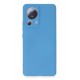 Newface Xiaomi Mi 13 Lite Kılıf Nano içi Kadife Silikon - Mavi Newface Xiaomi Mi 13 Lite Kılıf Nano içi Kadife Silikon - Mavi