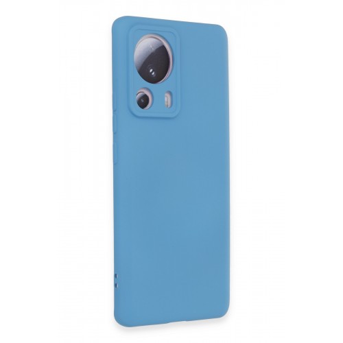 Newface Xiaomi Mi 13 Lite Kılıf Nano içi Kadife Silikon - Mavi Newface Xiaomi Mi 13 Lite Kılıf Nano içi Kadife Silikon - Mavi