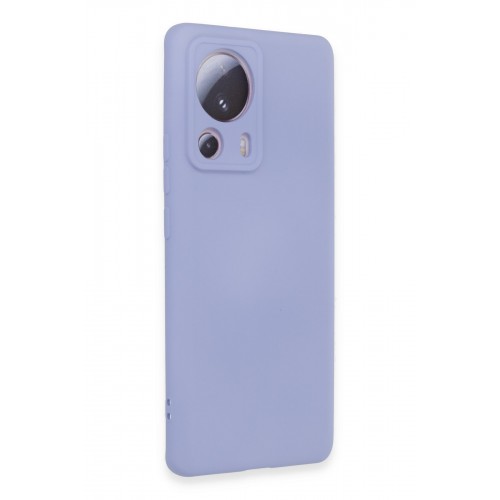 Newface Xiaomi Mi 13 Lite Kılıf Nano içi Kadife Silikon - Lila Newface Xiaomi Mi 13 Lite Kılıf Nano içi Kadife Silikon - Lila