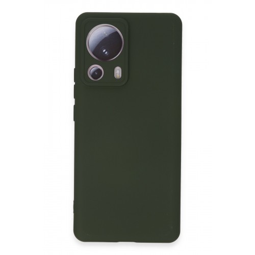 Newface Xiaomi Mi 13 Lite Kılıf Nano içi Kadife Silikon - Koyu Yeşil Newface Xiaomi Mi 13 Lite Kılıf Nano içi Kadife Silikon - Koyu Yeşil