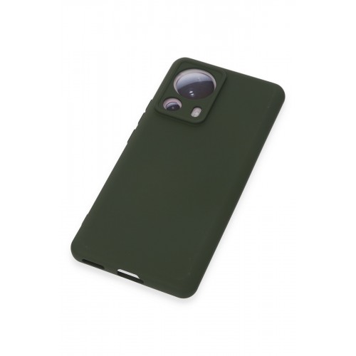Newface Xiaomi Mi 13 Lite Kılıf Nano içi Kadife Silikon - Koyu Yeşil Newface Xiaomi Mi 13 Lite Kılıf Nano içi Kadife Silikon - Koyu Yeşil
