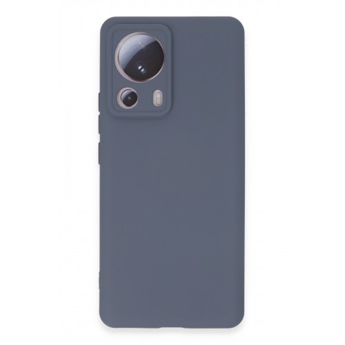 Newface Xiaomi Mi 13 Lite Kılıf Nano içi Kadife Silikon - Gri Newface Xiaomi Mi 13 Lite Kılıf Nano içi Kadife Silikon - Gri