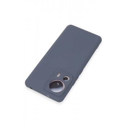 Newface Xiaomi Mi 13 Lite Kılıf Nano içi Kadife Silikon - Gri Newface Xiaomi Mi 13 Lite Kılıf Nano içi Kadife Silikon - Gri