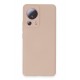 Newface Xiaomi Mi 13 Lite Kılıf Nano içi Kadife Silikon - Pudra Newface Xiaomi Mi 13 Lite Kılıf Nano içi Kadife Silikon - Pudra