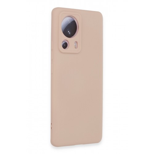 Newface Xiaomi Mi 13 Lite Kılıf Nano içi Kadife Silikon - Pudra Newface Xiaomi Mi 13 Lite Kılıf Nano içi Kadife Silikon - Pudra