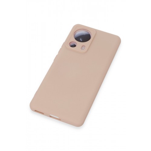 Newface Xiaomi Mi 13 Lite Kılıf Nano içi Kadife Silikon - Pudra Newface Xiaomi Mi 13 Lite Kılıf Nano içi Kadife Silikon - Pudra