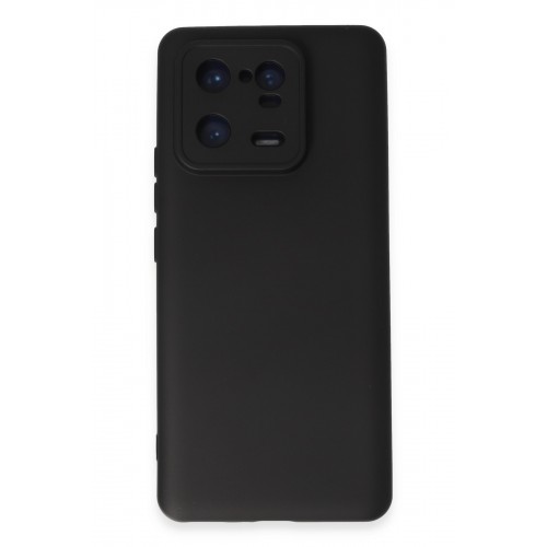 Newface Xiaomi Mi 13 Pro Kılıf Nano içi Kadife Silikon - Siyah Newface Xiaomi Mi 13 Pro Kılıf Nano içi Kadife Silikon - Siyah